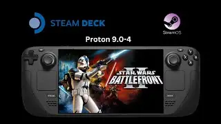 STAR WARS Battlefront II (Classic, 2005) - Steam Deck Gameplay