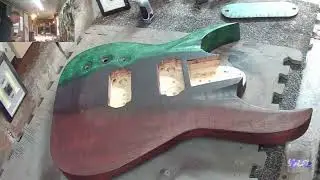 Sydney based Luthier designing and building custom guitars LIVE.
