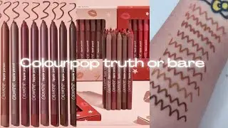 Colourpop truth and bare lip pencil set #lippencil #colourpop #trending #viral #makeup #lipstick