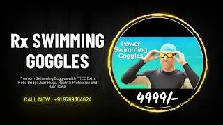 Rx Swimming Goggles - See Clear Under Water