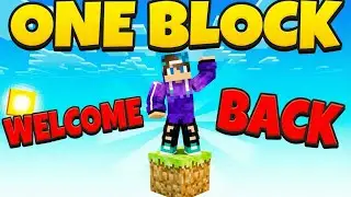Minecraft But 'One block' series Back 😊
