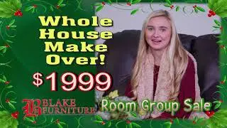 Blake Furniture's room group Christmas sale