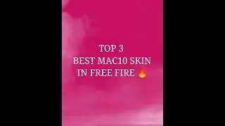 TOP 3 BEST MAC10 GUN SKIN IN FREE FIRE 🔥💀|#freefire#shortvideo#shortsfeed#likeandsubscribe