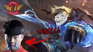 SKT T1 HUNI & EFFORT GET OWNED!! -  Unbeatable Ezreal God ADC (Korea Challenger)