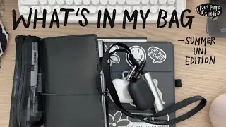 ENG) What&rsquo;s In My Bag | Summer Uni Grad School Student Edition | Traveler's Notebook | 왓츠인마이백