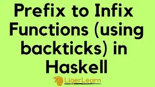 Prefix to Infix Functions (using backticks) in Haskell