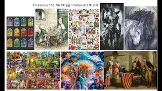 Flosstube 155: A record 37k sts, 6 FC page finishes & an FFO!