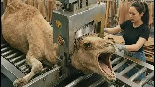 Inside the Camel Meat Industry &mdash; From Desert Farms to Premium Food & Leather (Full Process)