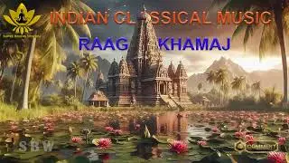 Indian Classical Music - Raag Khamaj | Stress Relief & Deep Sleep | Yoga | Study