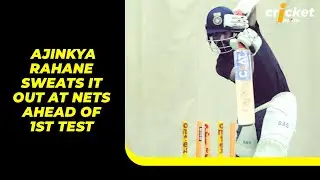 &lsquo;Back to training&rsquo;: Ajinkya Rahane sweats it out at nets ahead of 1st Test at Chepauk