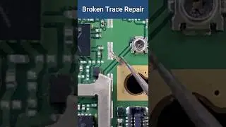 Broken Trace Repair #technology #mobilerepair