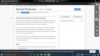 Vaccine Production Explanation | VACCINE1 | December Long Challenge | CodeChef | Simple Explanation