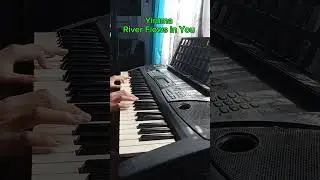 Yiruma - River Flows In You - simple piano cover part 1 #music #pianocover #trending #pianomusic
