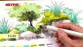 how to do the sketch with IERS fineliners like a pro#markerdrawing #markersketch #artmarkers #marker