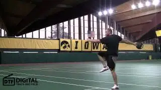 shot put and discus medicine ball throws