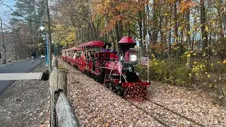The 2024 Halloween Train at the Essex County Turtle Back Zoo Railroad
