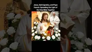 🕊✝️Saint Ignatius, Jesus, and Pope Francis: Spreading the Light of the Holy Bible Together✝️🕊