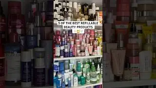 5 OF THE BEST REFILLABLE BEAUTY PRODUCTS 🧴🍯🤍 #skincareproducts #skincare
