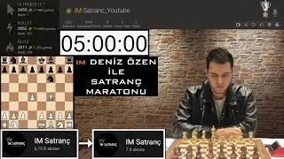 5 Saat Boyunca Bullet Satranç  Oynayıp Soru Cevaplamak?! |Deniz Özen|