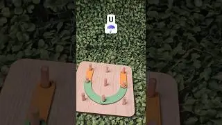 Letter (U) ☂️#shorts #toys #fun #kids #baby #اطفال #learning #play #puzzle #game #alphabet  #english