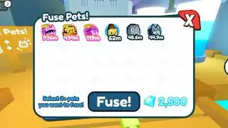 when u fuse 1 reversed cat and 1 ducky magician golden, 1 cyber fox rainbow