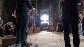 Morning service ring. Calls on 12 bells. St Patrick's Cathedral Dublin