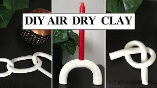 DIY AIR DRY CLAY Projects You ACTUALLY Want To Create! EASY + AESTHETIC Room Decor