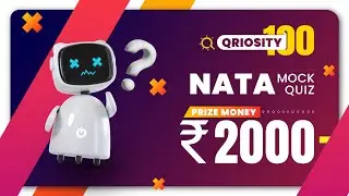 QRIOSITY QUIZ 100 | ARCHITECTURE MOCK QUIZ | NATA MOCK | ARCHITECTURE ENTRANCE EXAMS #barch #nata