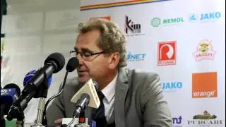 SWEDEN HEAD COACH ERIK HAMREN AFTER THE MATCH PRESS CONFERENCE