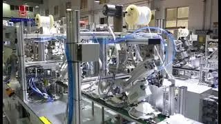 richpeace Automatic N95 cup mask machine with welding the head-loop. FFP2/FFP3 / N95
