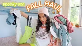 a *cute & spooky* FALL CLOTHING HAUL try-on