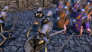 48 Romans vs. 65 Skeletons  Ultimate Epic Battle Simulator   UEBS