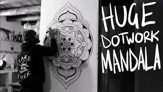 Drawing a Huge Dotwork Mandala