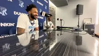 Rhody MBB || Postgame Press Conference: Jahmere Tripp & Tyler Cochran (Feb. 7)