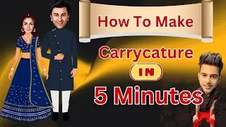 How to Create a Caricature Wedding Invitation Using Canva | Beginner's Tutorial🎨