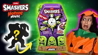 🔴Tem um monstro nesse caixão??? [ zuru Smasher Horror Hause ] #halloween #daiatoys