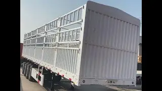 4 Axle 80 Ton Fence Cargo Trailer | Is This Your Favorite Bulk Cargo Transport Vehicle?