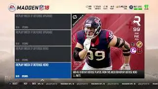 WEEK 17 REPLAYS HEROS J.J. WATT ANTONIO BROWN NEW LOYALTY TOKEN REDEMPTION SETS GET A GOLDEN TICKET!