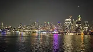 Seattle nighttime skyline