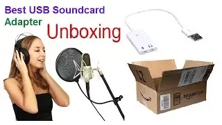What's the Best USB Soundcard Adapter Unboxing | Vertual 7.1 Channel Audio !! Rkm 4 You !!