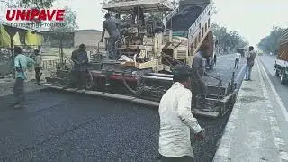 Asphalt paver finisher ASP-075 from Unipave for 7.5 meters