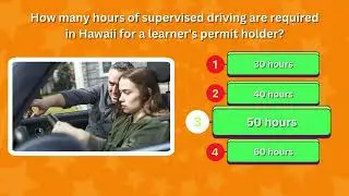 Hawaii Driver License Requirements Trivia