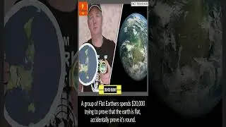 Flat Earthers Accidentally Prove Earth is Round #facts #shorts #interestingfacts