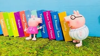 PEPPA PIG Mini Board Books Library LOOK and FIND Read Aloud