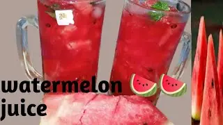 watermelon juice recipe by Aysh lکراچی کا مشہور شربت