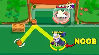 NOOB RANK 35 TRICKSHOTS! | Brawl Stars 2024 Funny Moments & Glitches & Fails 1278