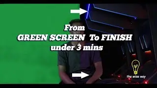 How to use a Portable green screen steps followed