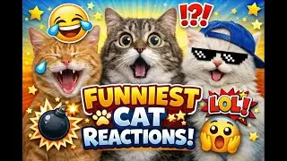 Funniest Cat Reactions Best Cat😂 Moments of 2026