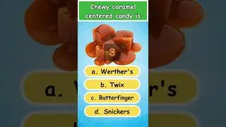 🍭 Sweet Tooth Challenge 17! Test Your Candy Knowledge in 6 Seconds! 🍬 | Quick Quiz Shorts