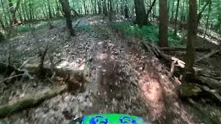 Jason Ellis one lap on the fresh GNCC practice track